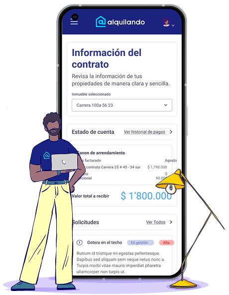 Alquilando no es una inmobiliaria con tecnología. Es una plataforma que opera el alquiler para las inmobiliarias.